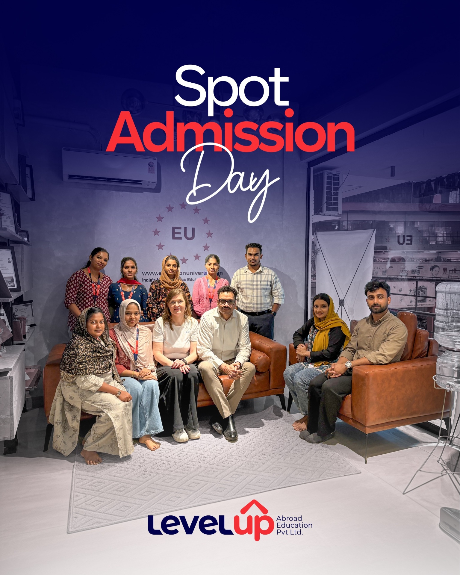 LevelUp Spot Admission Day with European university partner