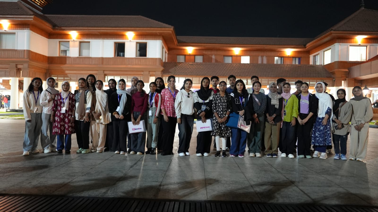 Female LevelUp student cohort at onboarding event in Kerala